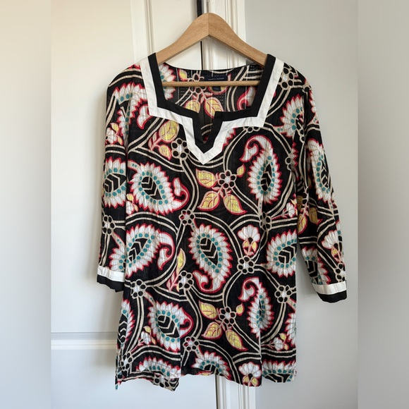 Tommy Hilfiger Paisley Tunic summer top - Picture 1 of 7